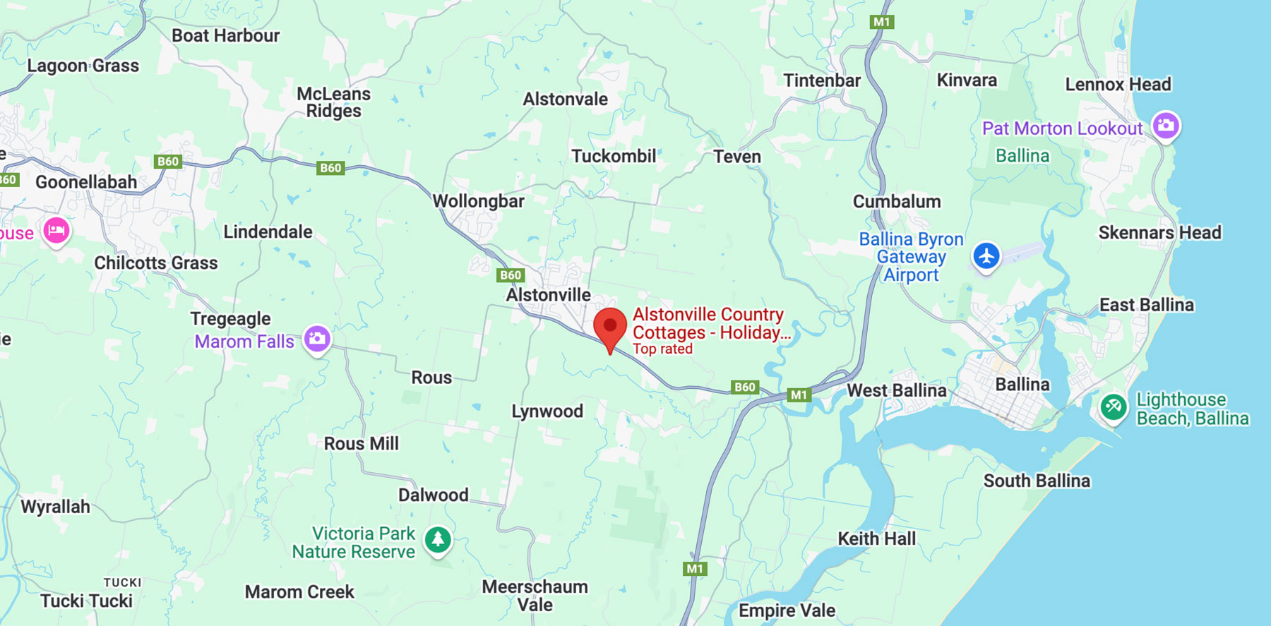 alstonvillecountrycottagesmap